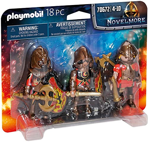Playmobil 70672 Novelmore Set De 3 Burnham Raiders, Multicol - Venta Internacional.