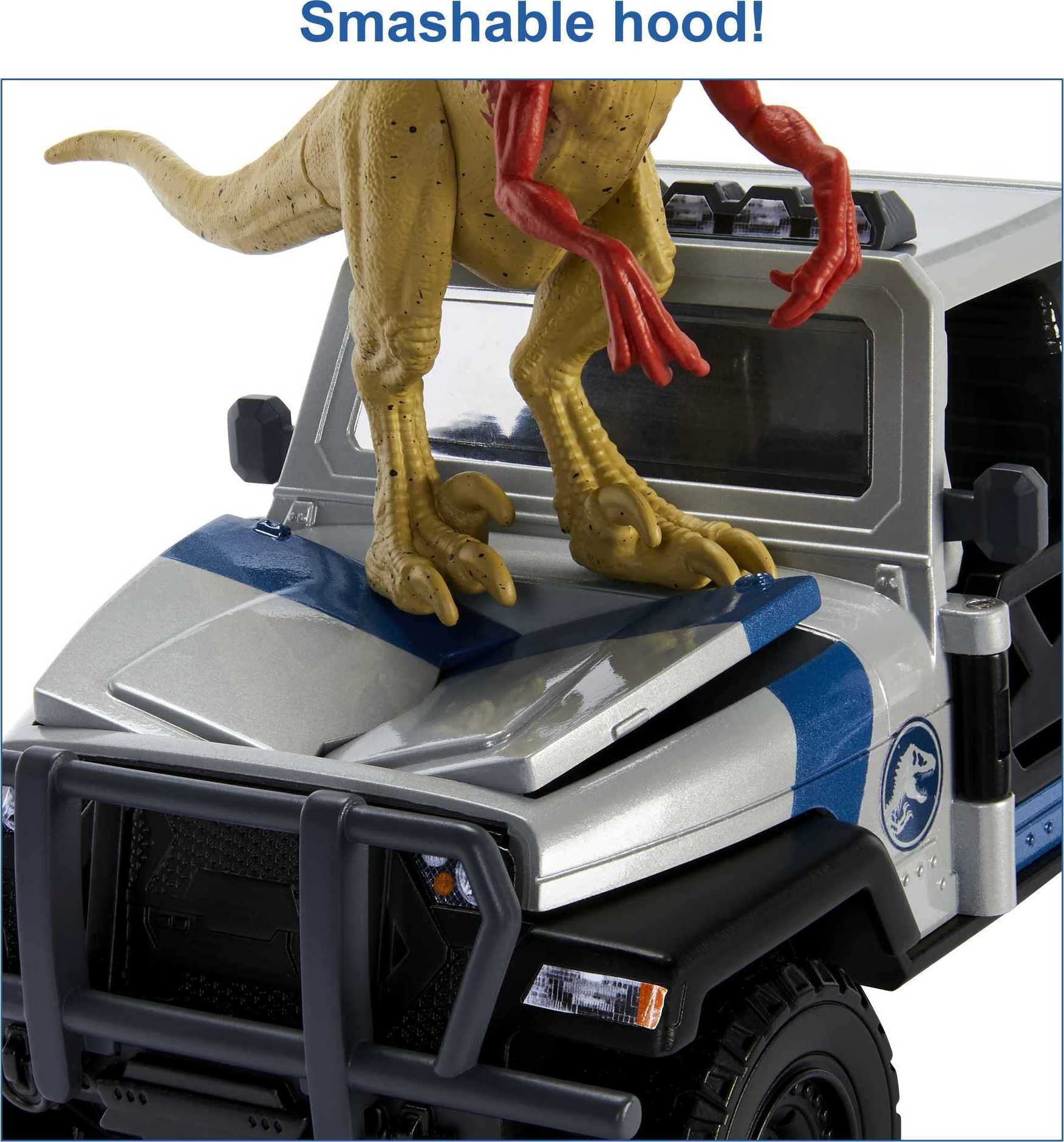 Foto 4 pulgar | Camión Toy Mattel Jurassic World Search 'n Smash Con Atrociraptor - Venta Internacional.