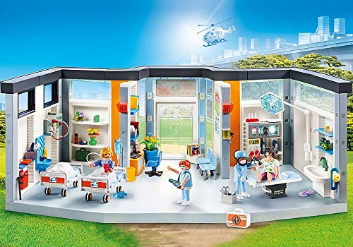 Foto 3 pulgar | Playmobil Amueblada Con Ala De Hospital Con 4 Figuras Para Niños Y Más De 4 Años - Venta Internacional.