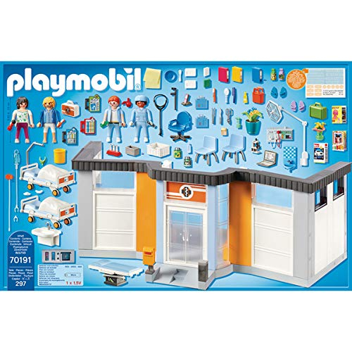 Foto 6 | Playmobil Amueblada Con Ala De Hospital Con 4 Figuras Para Niños Y Más De 4 Años - Venta Internacional.