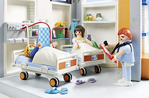 Foto 7 | Playmobil Amueblada Con Ala De Hospital Con 4 Figuras Para Niños Y Más De 4 Años - Venta Internacional.