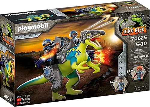 Juguete Playmobil Dino Rise Spinosaurus Con Doble Poder De Defensa - Venta Internacional.