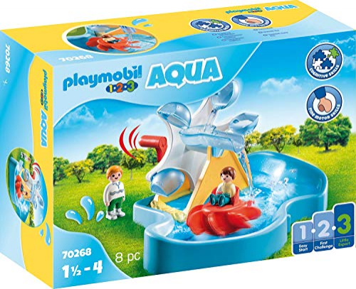 Foto 2 pulgar | Carrusel Playmobil 1.2.3 Aqua Water Wheel - Venta Internacional.