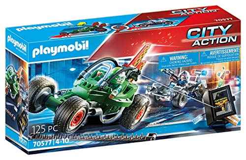 Foto 2 pulgar | Fuga En Karting De La Policía De Playmobil - Venta Internacional.