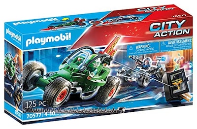 Foto 1 | Fuga En Karting De La Policía De Playmobil - Venta Internacional.