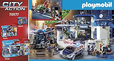 Foto 4 | Fuga En Karting De La Policía De Playmobil - Venta Internacional.