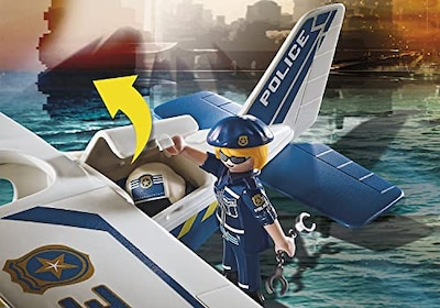 Foto 6 | Juguete De Hidroavión Policial Playmobil - Venta Internacional.