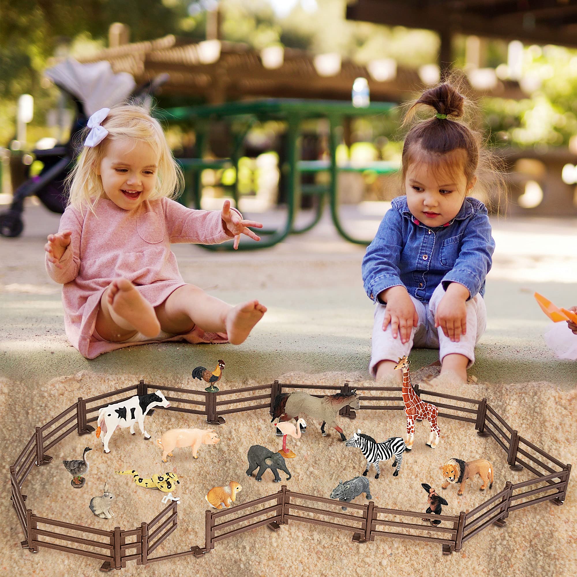 Foto 8 pulgar | Set De Juego Farm Animal Fences Toymany Corral Con Puerta, 18 Piezas - Venta Internacional.