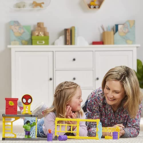Foto 6 pulgar | Playset Hasbro Marvel Spidey Y Sus Increíbles Amigos Hulk's  - Venta Internacional.