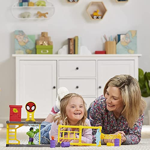 Foto 7 pulgar | Playset Hasbro Marvel Spidey Y Sus Increíbles Amigos Hulk's  - Venta Internacional.