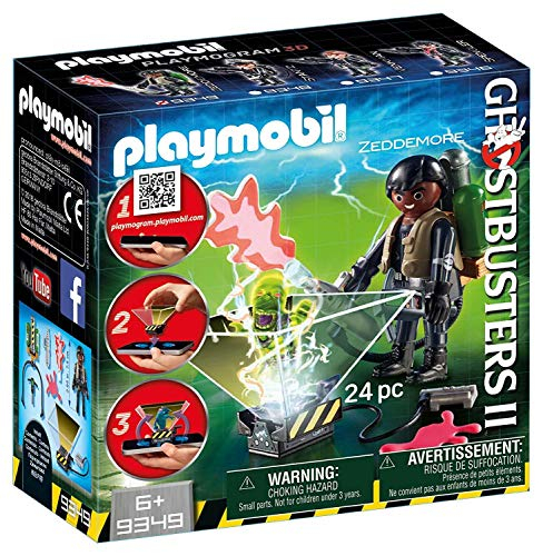 Foto 1 | Figura Los Cazafantasmas Ii De Playmobil Winston Zeddemore Con Playmo - Venta Internacional.