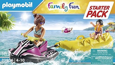 Foto 3 | Paquete De Inicio De Playmobil: Moto De Agua Con Banana Boat - Venta Internacional.