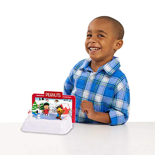 Foto 2 | Pista De Patinaje Sobre Hielo Just Play Peanuts, Juguete De Mesa Motorizado - Venta Internacional.