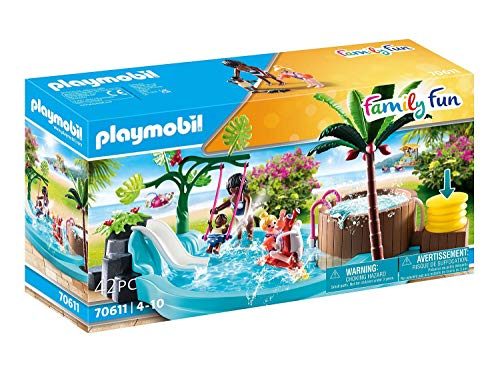 Piscina Infantil Playmobil Con Tobogán, Columpio Y Balancín - Venta Internacional.