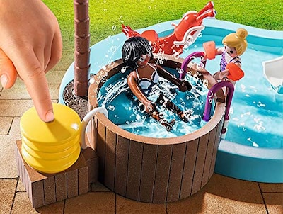 Foto 5 | Piscina Infantil Playmobil Con Tobogán, Columpio Y Balancín - Venta Internacional.