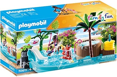 Foto 7 | Piscina Infantil Playmobil Con Tobogán, Columpio Y Balancín - Venta Internacional.