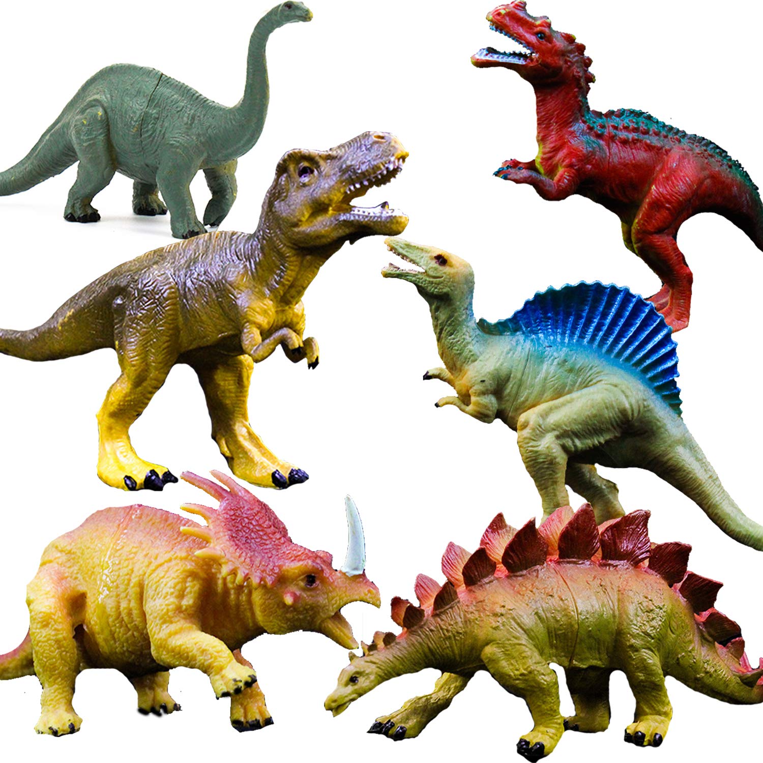 Foto 2 pulgar | Figura De Dinosaurio Oumuamua, Juguete Realista De 15 A 18 Cm, Paquete De 6 Unidades Para Niños - Venta Internacional.