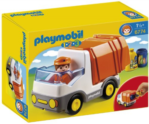 Foto 4 | Camión De Reciclaje Playmobil 1.2.3, Embalaje Estándar - Venta Internacional.