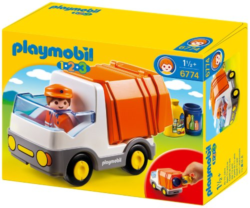 Foto 7 | Camión De Reciclaje Playmobil 1.2.3, Embalaje Estándar - Venta Internacional.