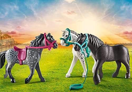Foto 3 pulgar | Trío De Caballos Playmobil - Venta Internacional.