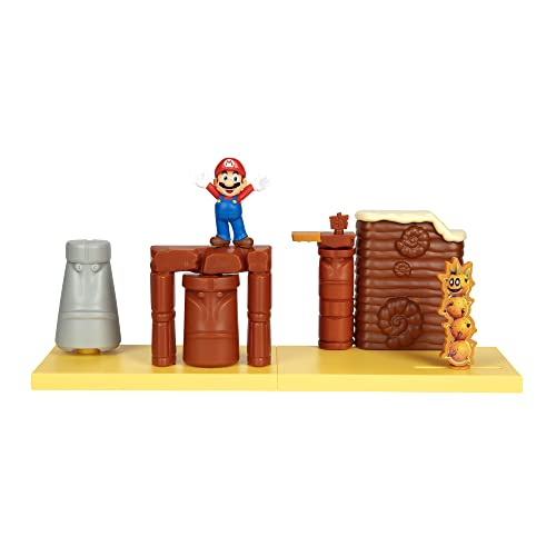 Foto 2 pulgar | Set De Juego Super Mario Desert De 2,5 Pulgadas - Venta Internacional.