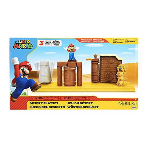Foto 3 pulgar | Set De Juego Super Mario Desert De 2,5 Pulgadas - Venta Internacional.