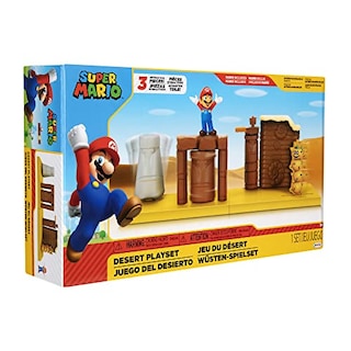 Foto 3 | Set De Juego Super Mario Desert De 2,5 Pulgadas - Venta Internacional.