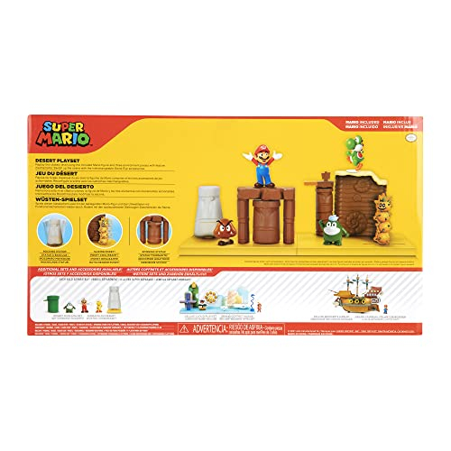 Foto 5 pulgar | Set De Juego Super Mario Desert De 2,5 Pulgadas - Venta Internacional.