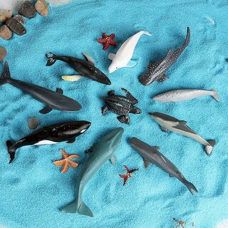 Foto 5 | Juego De Minifiguras De Animales Oceánicos Rcomg, 32 Piezas, Con Tiburones Y Ballenas - Venta Internacional.