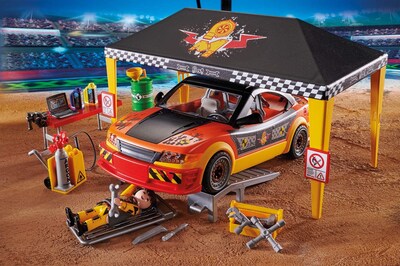 Foto 4 | Carpa Playmobil Stunt Show Service, Multicolor, 28,4 X 18,7 - Venta Internacional.