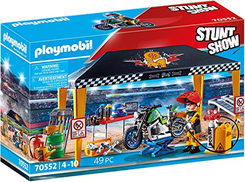 Foto 7 pulgar | Carpa Playmobil Stunt Show Service, Multicolor, 28,4 X 18,7  - Venta Internacional.