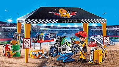 Foto 7 | Carpa Playmobil Stunt Show Service, Multicolor, 28,4 X 18,7 - Venta Internacional.