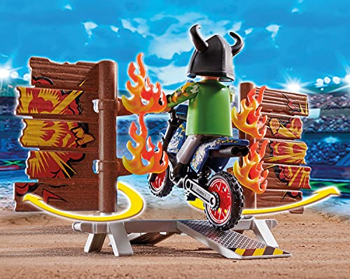 Foto 4 pulgar | Playmobil Stunt Show De Motocross Con Pared Ardiente, Multic - Venta Internacional.