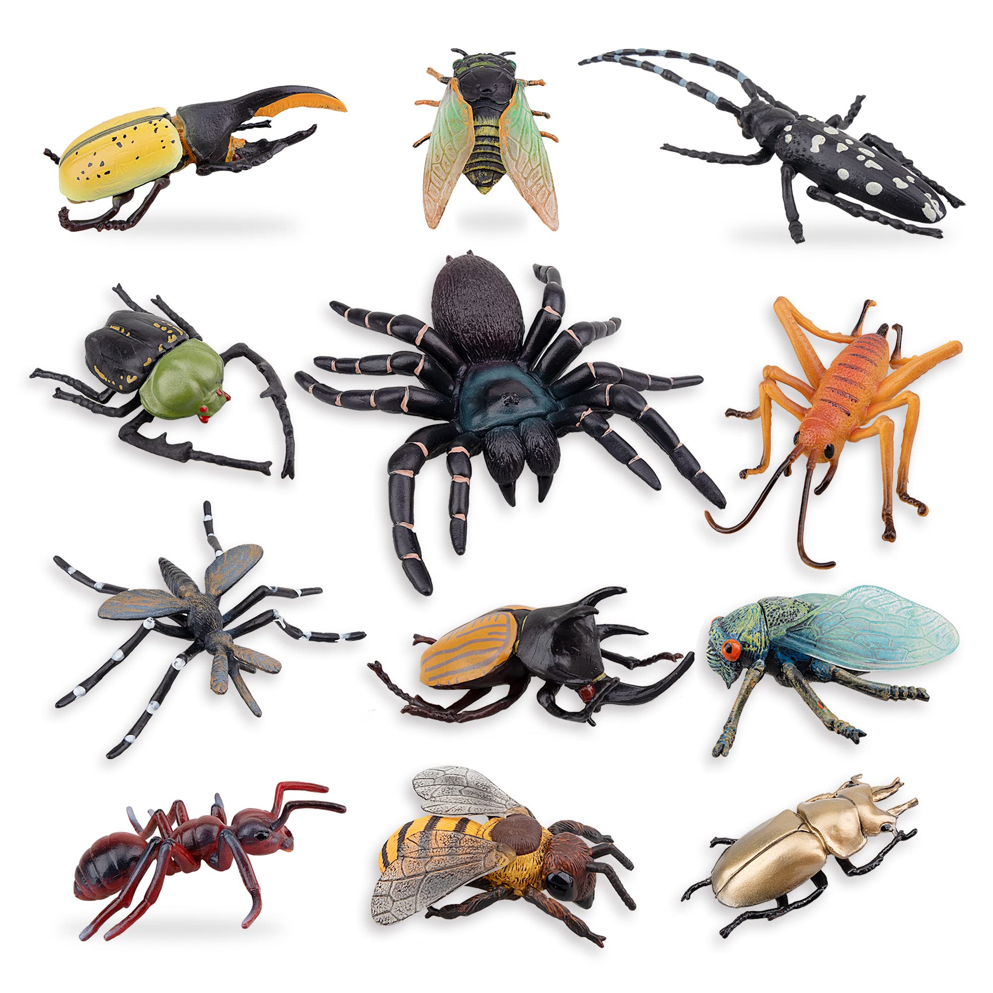 Figura De Juguete Toymany Insects, 12 Unidades, Realistas, Para Niños De Más De 3 Años - Venta Internacional.
