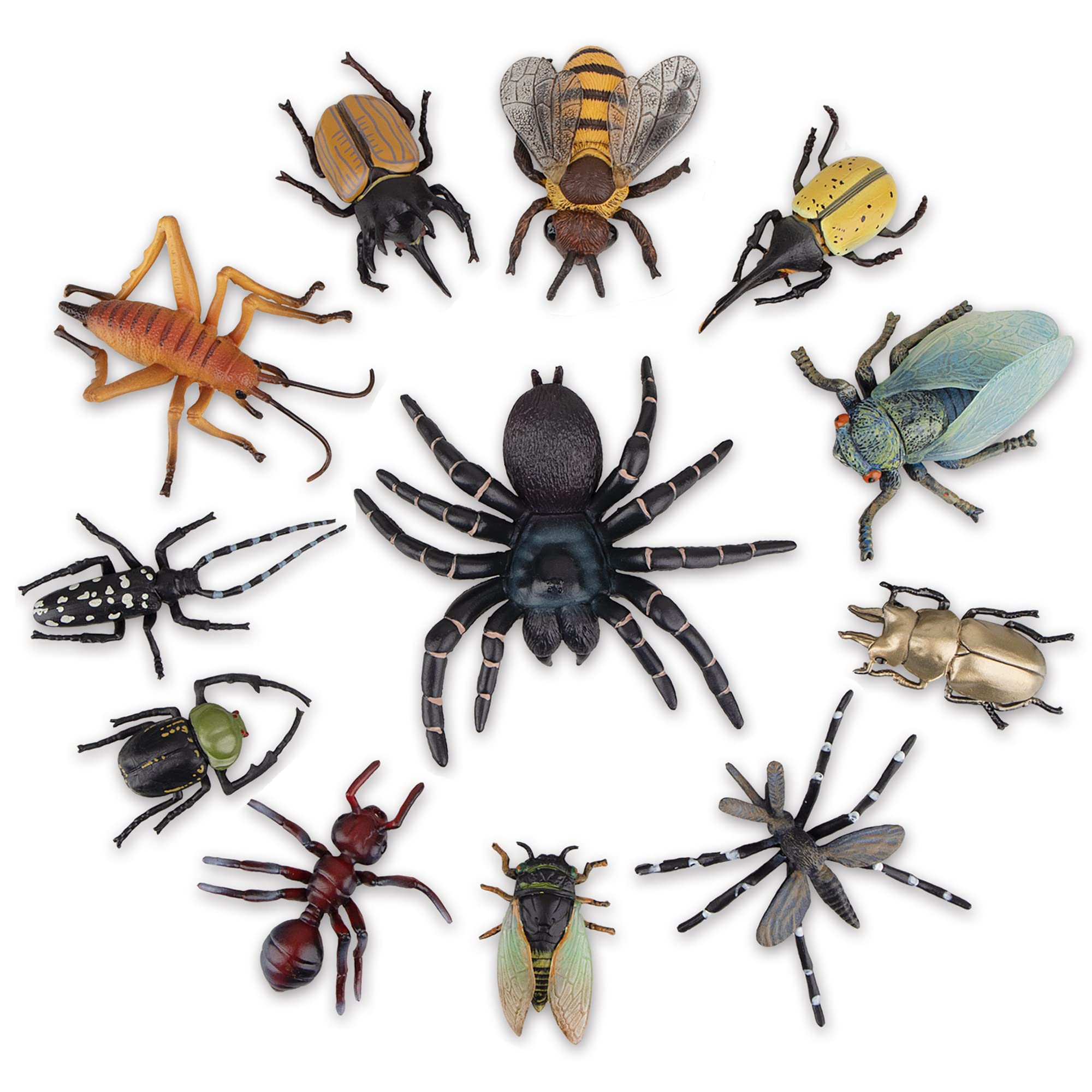 Foto 3 pulgar | Figura De Juguete Toymany Insects, 12 Unidades, Realistas, Para Niños De Más De 3 Años - Venta Internacional.