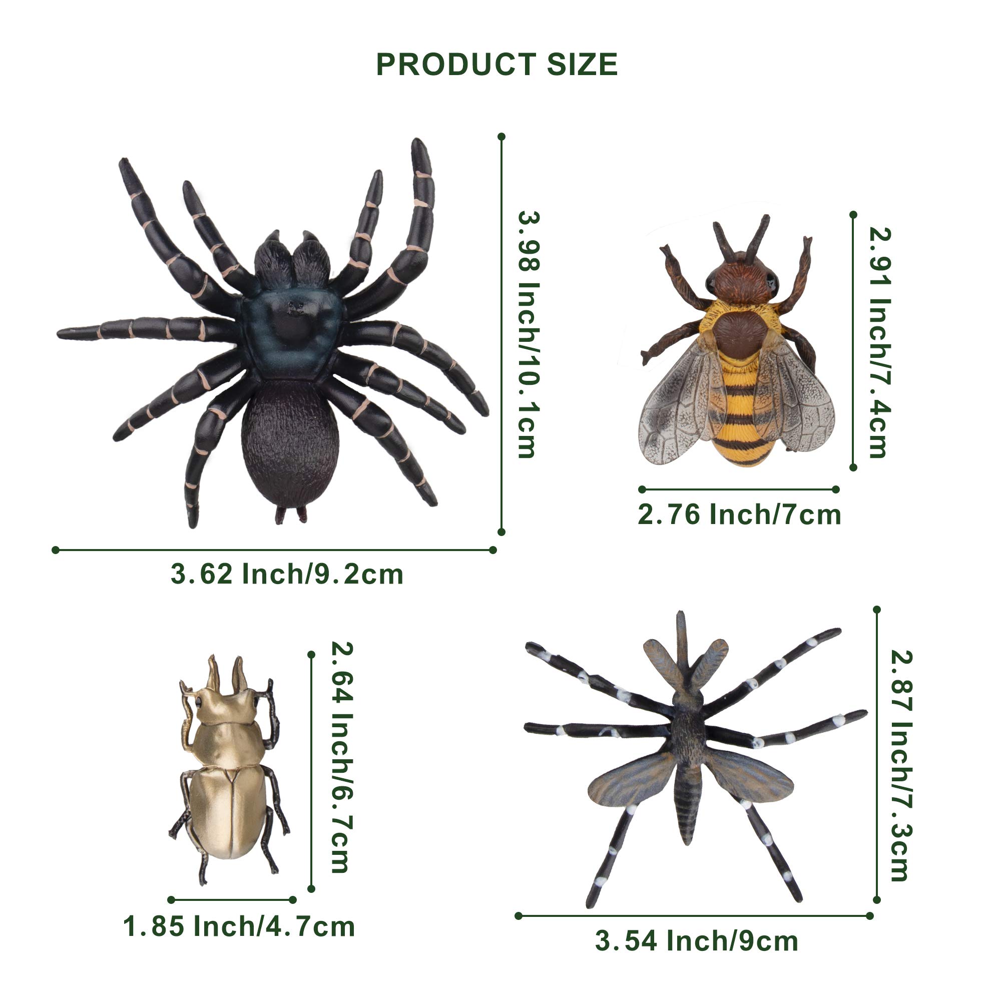 Foto 5 | Figura De Juguete Toymany Insects, 12 Unidades, Realistas, Para Niños De Más De 3 Años - Venta Internacional.