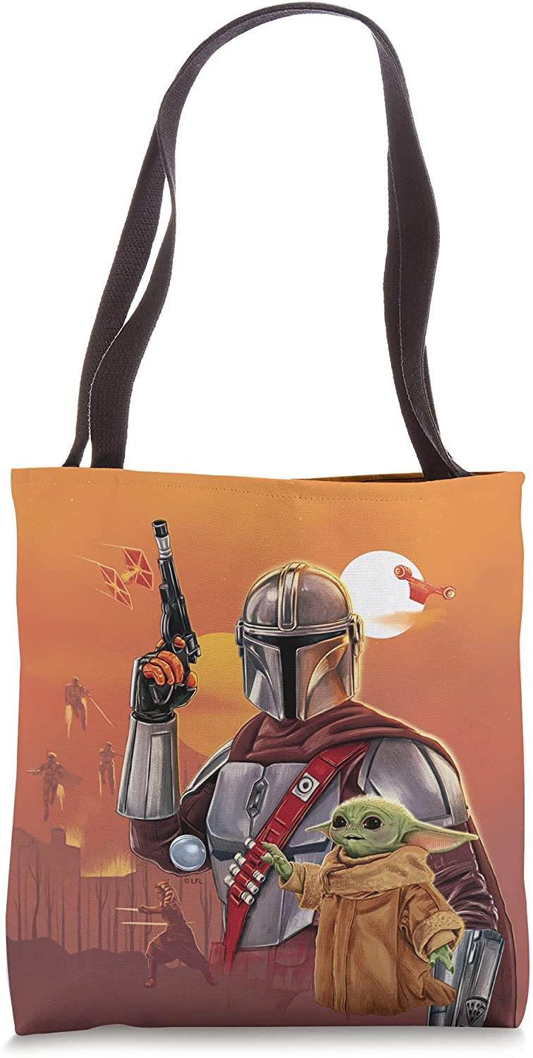 Foto 2 pulgar | Bolso Tote Star Wars: The Mandalorian y Grogu Space Western - Venta Internacional