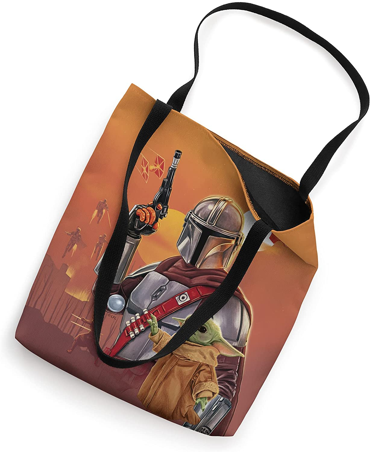 Foto 3 pulgar | Bolso Tote Star Wars: The Mandalorian y Grogu Space Western - Venta Internacional