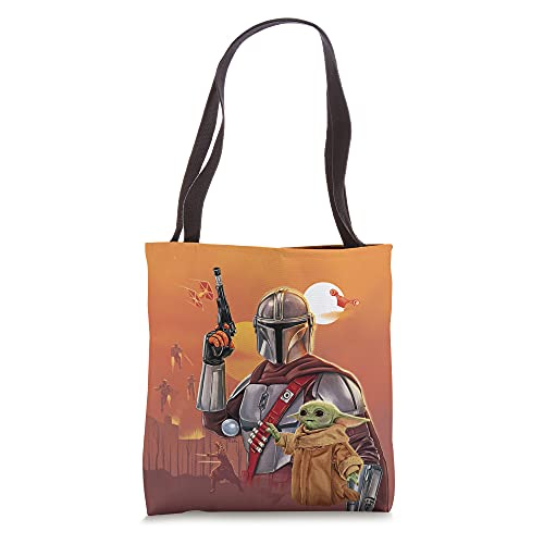 Foto 6 pulgar | Bolso Tote Star Wars: The Mandalorian y Grogu Space Western - Venta Internacional