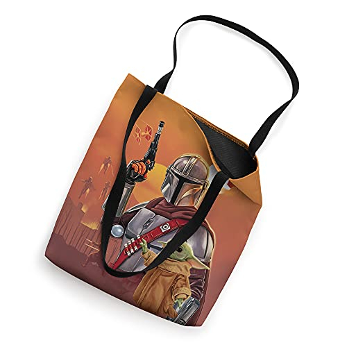 Foto 7 pulgar | Bolso Tote Star Wars: The Mandalorian y Grogu Space Western - Venta Internacional