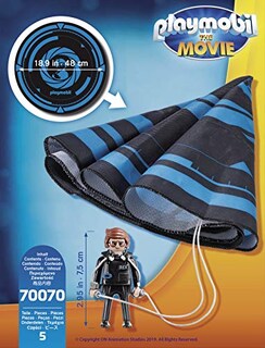 Foto 4 | Playmobil La Película Rex Dasher Con Paracaídas - Venta Internacional.