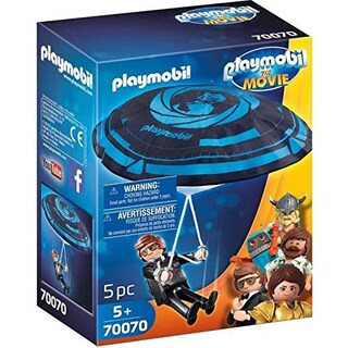 Foto 5 | Playmobil La Película Rex Dasher Con Paracaídas - Venta Internacional.