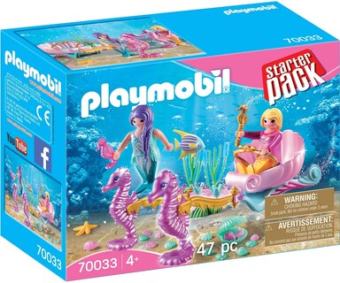 Foto 1 | Playset Playmobil Seahorse Carriage Con Paquete De Figuras - Venta Internacional.