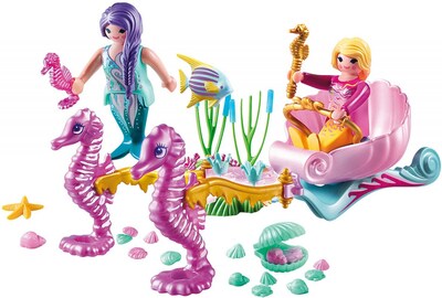 Foto 3 | Playset Playmobil Seahorse Carriage Con Paquete De Figuras - Venta Internacional.