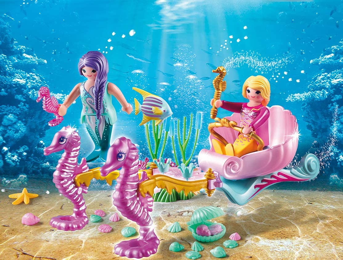 Foto 6 pulgar | Playset Playmobil Seahorse Carriage Con Paquete De Figuras - Venta Internacional.