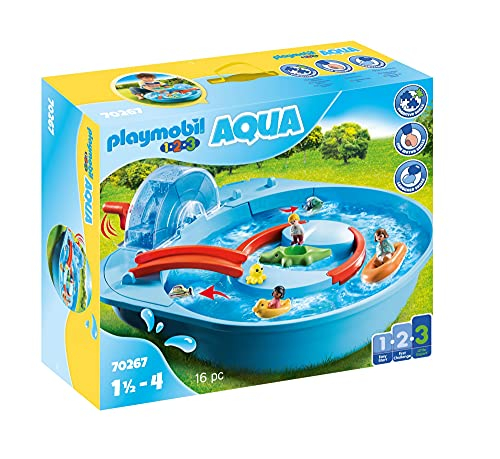 Foto 2 pulgar | Parque Acuático Playmobil 1.2.3 Aqua Splish Splash - Venta Internacional.