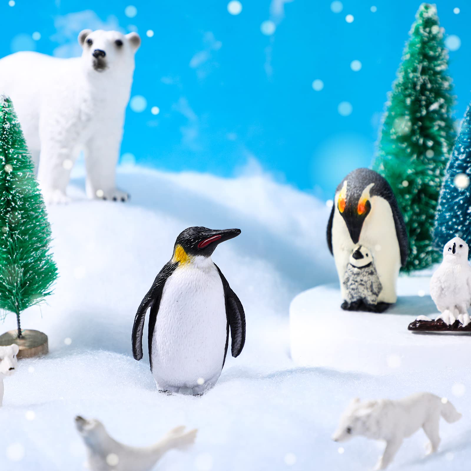 Foto 6 pulgar | Set De Juguetes Arctic Animal, 19 Unidades, Con Figuras De Animales Polares Para Niños - Venta Internacional.