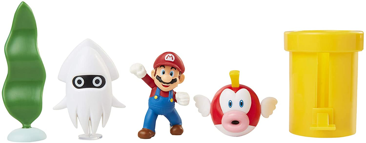 Foto 6 pulgar | Set De Diorama Con Figuras Super Mario Para Nintendo Underwa - Venta Internacional.