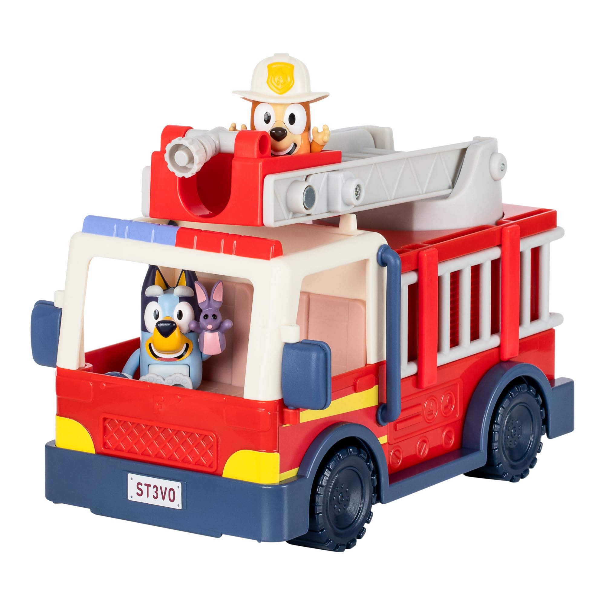 Foto 2 pulgar | Camión De Bomberos Bluey Firetruck Con Firefighter Bingo Y Bob Bilby - Venta Internacional.