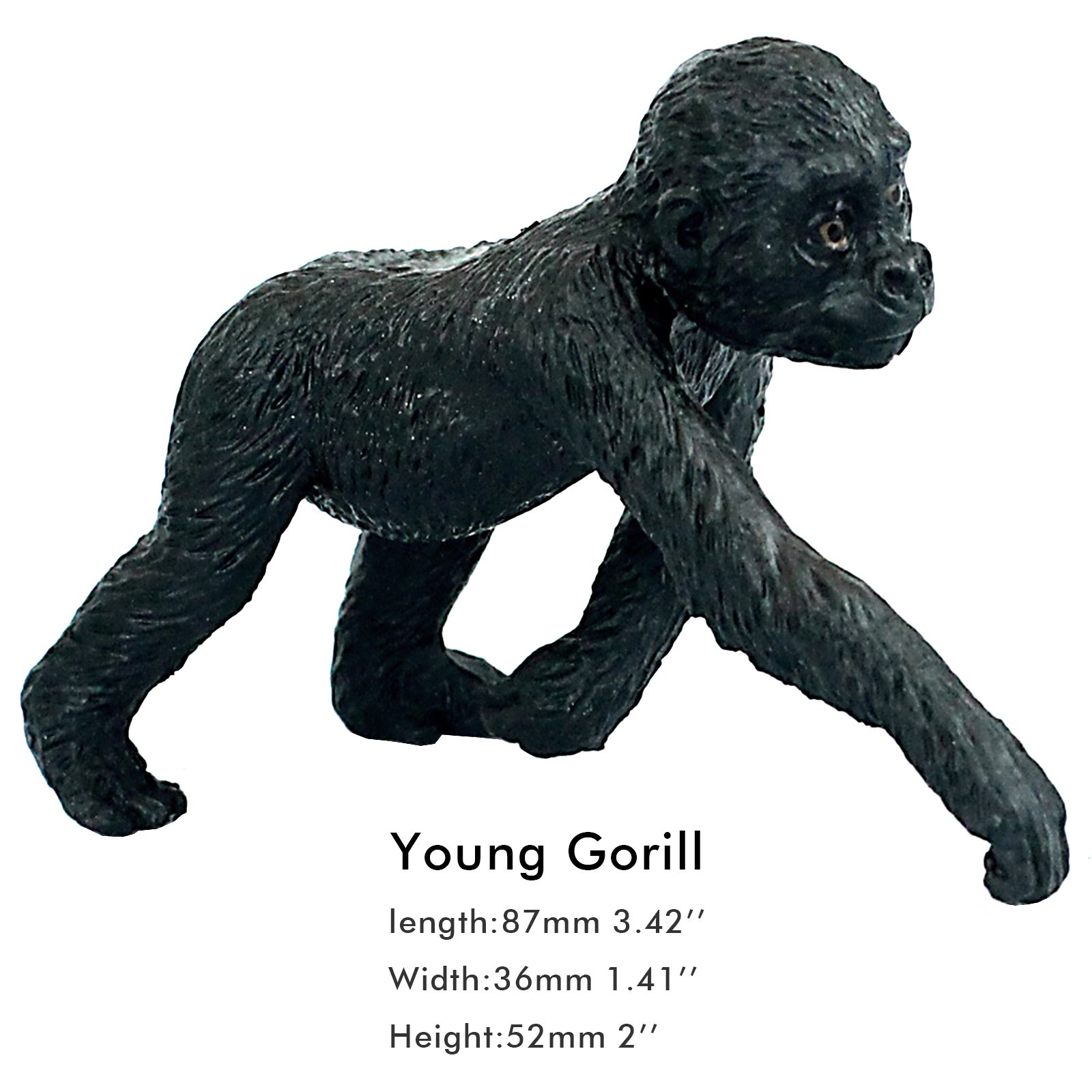 Foto 3 pulgar | Figura de Juguete Funshowcase African Jungle Animals Young Gorill - Venta Internacional